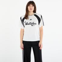 adidas House Of Tiro Jersey Off White/ Black - Dydis M (KB6126 Marškinėliai)