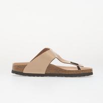 Birkenstock Gizeh Big Buckle Natural Leather Patent Women High-Shine New Beige - Dydis 40 (1026572 Laisvalaikio batai)