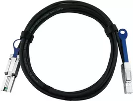 SAS kabelis BlueOptics BL464801GN5M26-BL, 5 m, 6Gbit/s, juodai pilkas