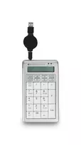 BakkerElkhuizen S-board 840 Numeric skaitmeninė klaviatūra, USB, PC, 1,2 m, šviesiai pilka, balta