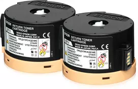 Epson Double Return Toner kasečių rinkinys 2 x 2,5k, 2500 puslapių, Juoda, 1 vnt.