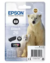 Epson Polar bear Singlepack Photo Black 26 Claria Premium rašalas