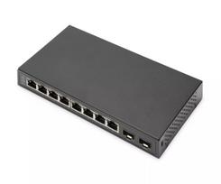 Nevaldomas jungiklis Digitus 8 prievadų Gigabit + 2 Gigabit SFP