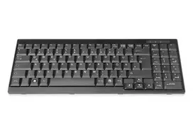 Mini mechaninė klaviatūra Digitus DS-72000GE QWERTY vokiškas išdėstymas