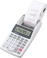 Skaičiuotuvas Sharp EL-1611V stalinis finansinis pilka, balta