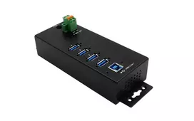 USB šakotuvas EXSYS EX-1186HMVS-2, 4 prievadai, USB 3.2 Gen 1, metalinis korpusas