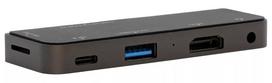 Laptop Dock EXSYS EX-1222HM USB 3.2 Gen 1 Type-C antracito spalvos