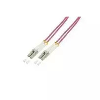 Logilink šviesolaidinis jungiamasis laidas LC Multi-Mode (M) - LC Multi-Mode (M) 15 m, OM4, 50/125 µm, halogeninis be halogenų, alyvinė (FP4LC15)