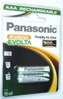 Panasonic Evolta HHR-4XXE - Baterija 2 x AAA NiMH 900 mAh (HHR-4XXE/2BC)