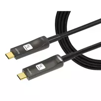 Techly ICOC-U3C-HY-030 USB kabelis 30 m USB C Juodas