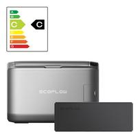 Komplektas: nešiojamas šaldytuvas EcoFlow Glacier 45 l talpos + 298 Wh baterija