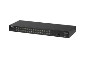 ATEN 32 prievadų Cat 5e/6 KVM jungiklis, 1920 x 1200 pikselių, Ethernet LAN, Full HD, montavimas į stovą, 4,8 W, 1U