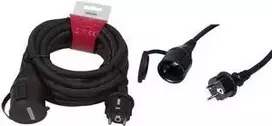 LogiLink - Ilginimo maitinimo laidas - CEE 7/7 (kištukas) į CEE 7/7 (lizdas) - 250 V kintamoji srovė - 5 m