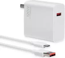 Xiaomi HyperCharge Original Type-C kabelis - 120W - baltas - Greitas įkroviklis kelioninis adapteris EU kištukas (MDY-13-EE)