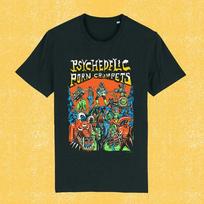 Psychedelic Porn Crumpets Black Cotton Shirt Full size S-5XL Unisex BS1006 L