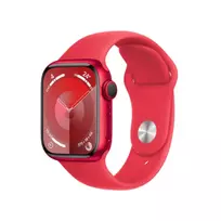 Apple Watch S9 Aliuminis Cellular 41mm Raudona (Sport Dirželis raudonas) M/L NAUJAS