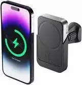 Alogic MagSafe belaidis automobilinis kroviklis su laikikliu ventiliacijos grotelėms, juodos spalvos