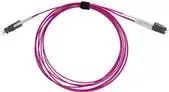 Skaidulinis optinis kabelis BlueOptics NM7902QD116005M-BO SN LC OM4 5 m Juoda Rožinė Balta
