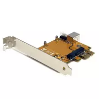StarTech.com PCI Express į Mini PCI Express adapterio kortelė, PCIe, Mini PCIe, 0 - 55 °C, -20 - 85 °C, 5 - 95%, 14 mm