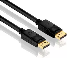 PureLink Basic+ Displayport-Kabel, vergoldet, 20pol Displayport St./St., 1,0 m Professionelles Displayport Verbindungskabel für die Videoübertragung (