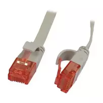 Patch laidas RJ45 CAT6 250MHz 7,5m pilkas UTP (U/UTP) PVC plokščias Synergy 21