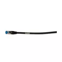 Patch kabelis RJ45 CAT6A 500MHz 0,15m juodas S-STP (S/FTP) AWG26 LSZH Synergy 21