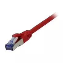 Patch kabelis RJ45 - CAT6A 500Mhz - 3m - raudonas - S-STP (S/FTP) - AWG26 - LSZH - Synergy 21
