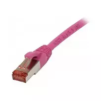 Pataisos kabelis RJ45 CAT6 250MHz 2m rausvas S-STP (S/FTP) TPE/LSZH Superflex Synergy 21