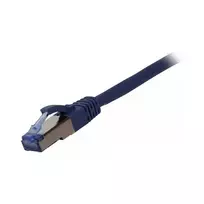 Pataisos kabelis RJ45 CAT6A 500 MHz 0,5 m mėlynas S-STP (S/FTP) su GHMT sertifikatu - AW
