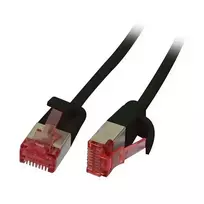Synergy 21 Patch Cable RJ45 CAT6 250Mhz 2m juoda U/FTP plonas apvalus d 3,6mm - tinklo kabelis