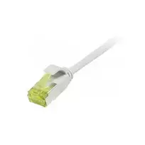 Patch laidas RJ45, CAT6A 500MHz, 0,15 m, pilkas, U/FTP, plonas apvalus d=3,8 mm, TPE/LSZH (Superflex), AWG32, su Cat.7 žaliava, Synergy 21 (S217300V3)