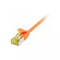 Patch laidas RJ45, CAT6A 500MHz, 1,5 m, oranžinis, U/FTP, plonas apvalus d=3,8 mm, TPE/LSZH (Superflex), AWG32, su Cat.7 žaliava, Synergy 21 (S217364V3)