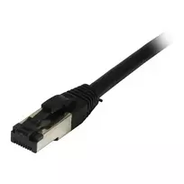 Synergy 21 Patch laidas RJ45, CAT8.1 2000MHz, 0,25 m, juodas, S-STP(S/FTP), TPE(Ultra SuperFlex), AWG26