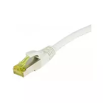 Pataisos laidas RJ45, CAT6A 500MHz, 0,15 m, baltas, S-STP (S/FTP), TPE/LSZH (Ultraflex), AWG26, su Cat.7 žaliava, Synergy 21 (S217628)