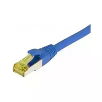 Patch kabelis RJ45, CAT6A 500MHz, 1,0 m, mėlynas, S-STP (S/FTP), TPE/LSZH (Ultraflex), AWG26, su Cat.7 žaliava, Synergy 21 (S217645)