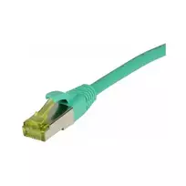 Pataisos laidas RJ45, CAT6A 500 MHz, 0,15 m, žalias, S-STP (S/FTP), TPE/LSZH (Ultraflex), AWG26, su Cat.7 žaliava, Synergy 21 (S217670)