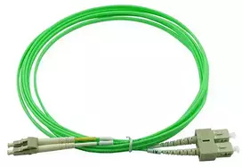 Skaidulinis optinis kabelis BlueOptics SFP3132GU30MK LC SC OM5 30 m Geltonas
