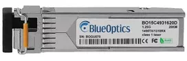 BlueOptics SFP-BXD43-20KM-FR-BO SFP imtuvo-siųstuvo modulis, suderinamas su Fortinet SFP-BXD43-20KM, 1000BASE-BX-D, LC simplex, vienmodis, TX1490nm/RX1310nm, DDM