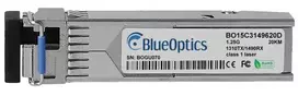 BlueOptics SFP-BXU34-20KM-FR-BO SFP transiverio modulis, suderinamas su Fortinet, 1000BASE-BX-U, LC simplex, vienmodis, TX1310nm/RX1490nm, DDM