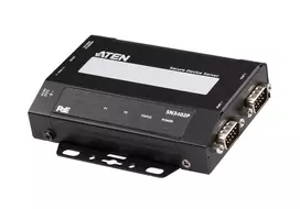 ATEN 2 prievadų RS-232/422/485 saugus įrenginių serveris su PoE