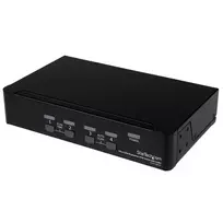 StarTech.com 4 prievadų USB DisplayPort KVM jungiklis su garsu, 3840 x 2400 pikselių, juodas