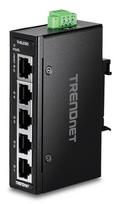 Tinklo jungiklis TRENDnet TI-ELC50 nevaldomas 5 prievadų Fast Ethernet (10/100), 9,6–60V, sieninis/DIN-bėgio montavimas