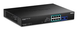 Nevaldomas jungiklis Trendnet TPE-1020SB 8 prievadų Gigabit Ethernet PoE 1U