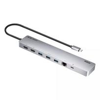 USB-C stotelė ATEN UH3240 sidabrinė, 3.5mm, HDMI, RJ-45, USB 3.2