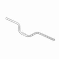 Aluminum Bike Fixed Gear Riser Bar Handlebar 25.4mm*520mm (silvery) sidabras