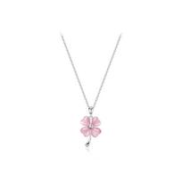 Barbie necklace Four-leaf clover, sweet dreamy clover, forest style ins style, cool and cool niche design, versatile for daily use BARWWXL032 auksas