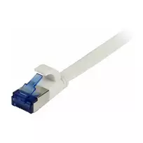 Synergy 21 Patch laidas RJ45, CAT6A 500MHz, 1,5 m, baltas, U/FTP, plokščias, TPE (Superflex), AWG32