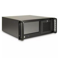 Serverio korpusas Inter-Tech 4U-4460 TFT Juodas 1x 120mm ventiliatorius 5.25 colio HDD