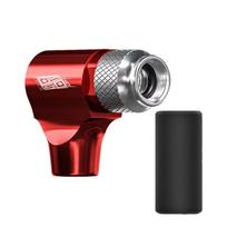Presta Valves CO2 Mini Pump Aluminum Zinc Zinc Alloy Inflation Mouthpiece  Mountain Bike Riding raudona