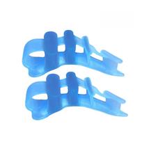 1Pair Four Hole Toe Separator Bunion Hallux Valgus Orthosis Gel Thumb Corrector Toe Straightener Toe Spreader Foot Protector